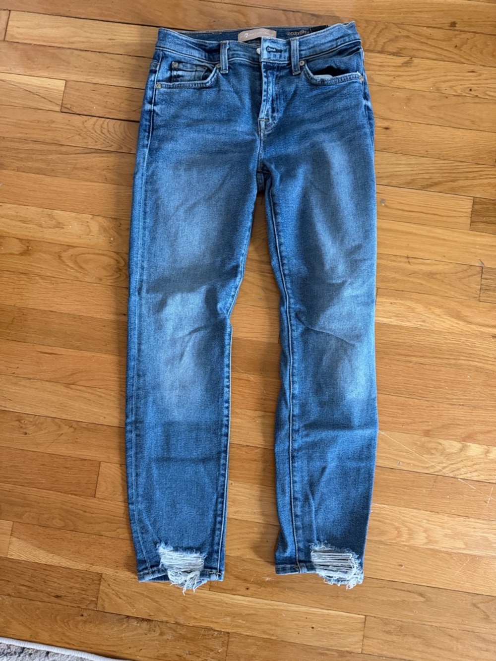 rag & bone Mid-Rise Skinny Ankle Jeans